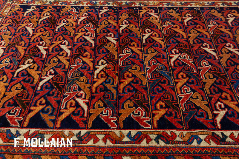 Tapis Tribal Persan Afshari n°:37830794